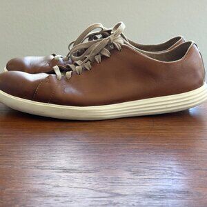 Cole Haan Men's Grand Crosscourt II Sneaker, Cognac, Men's Size 13 Wide 2E